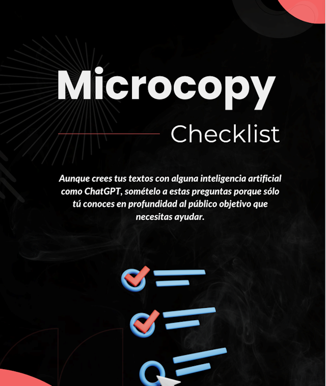 Microcopy checklist